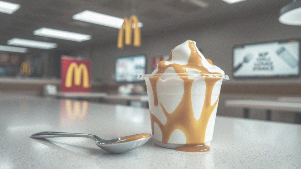 Ile kalorii zawiera McFlurry z polewą karmelową?
