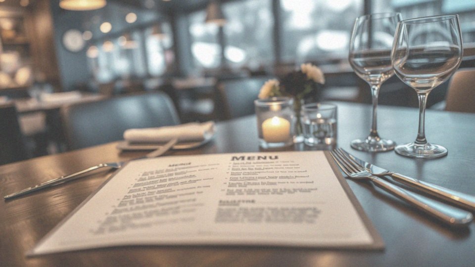 Jakie obowiązki związane z menu powinny być opisane w CV?
