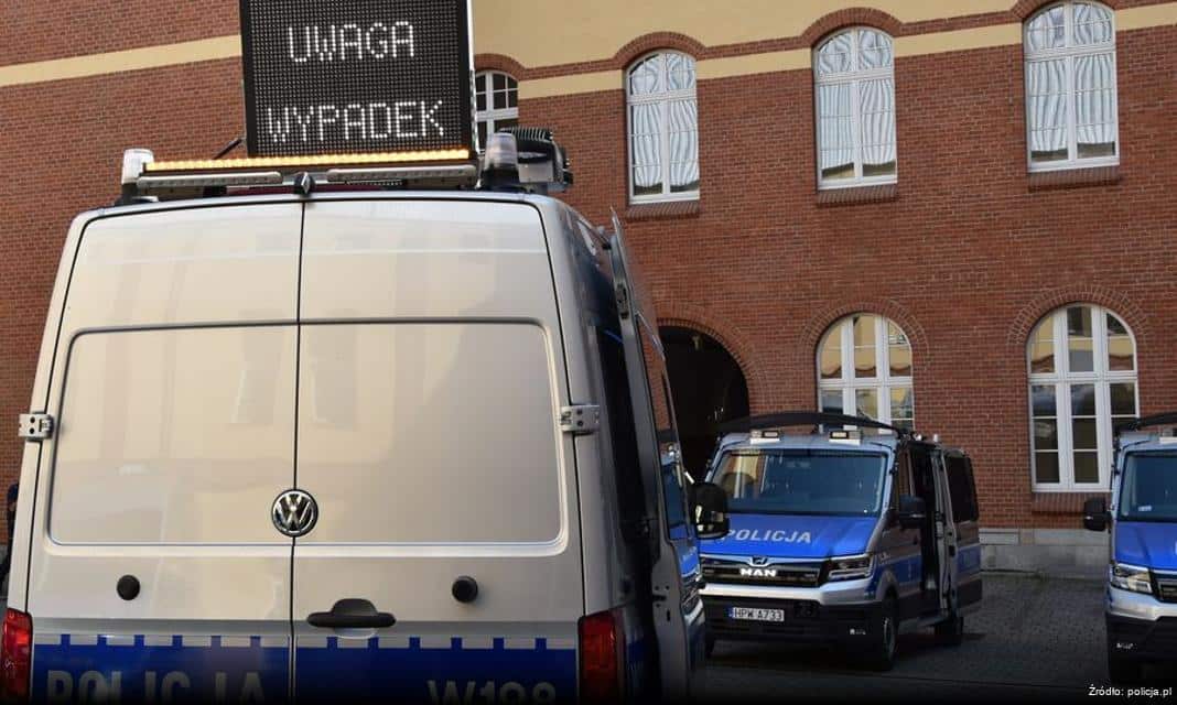 Zdarzenie drogowe w Rzeczycy Okrągłej – interwencja policji